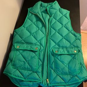 J. Crew Green Vest